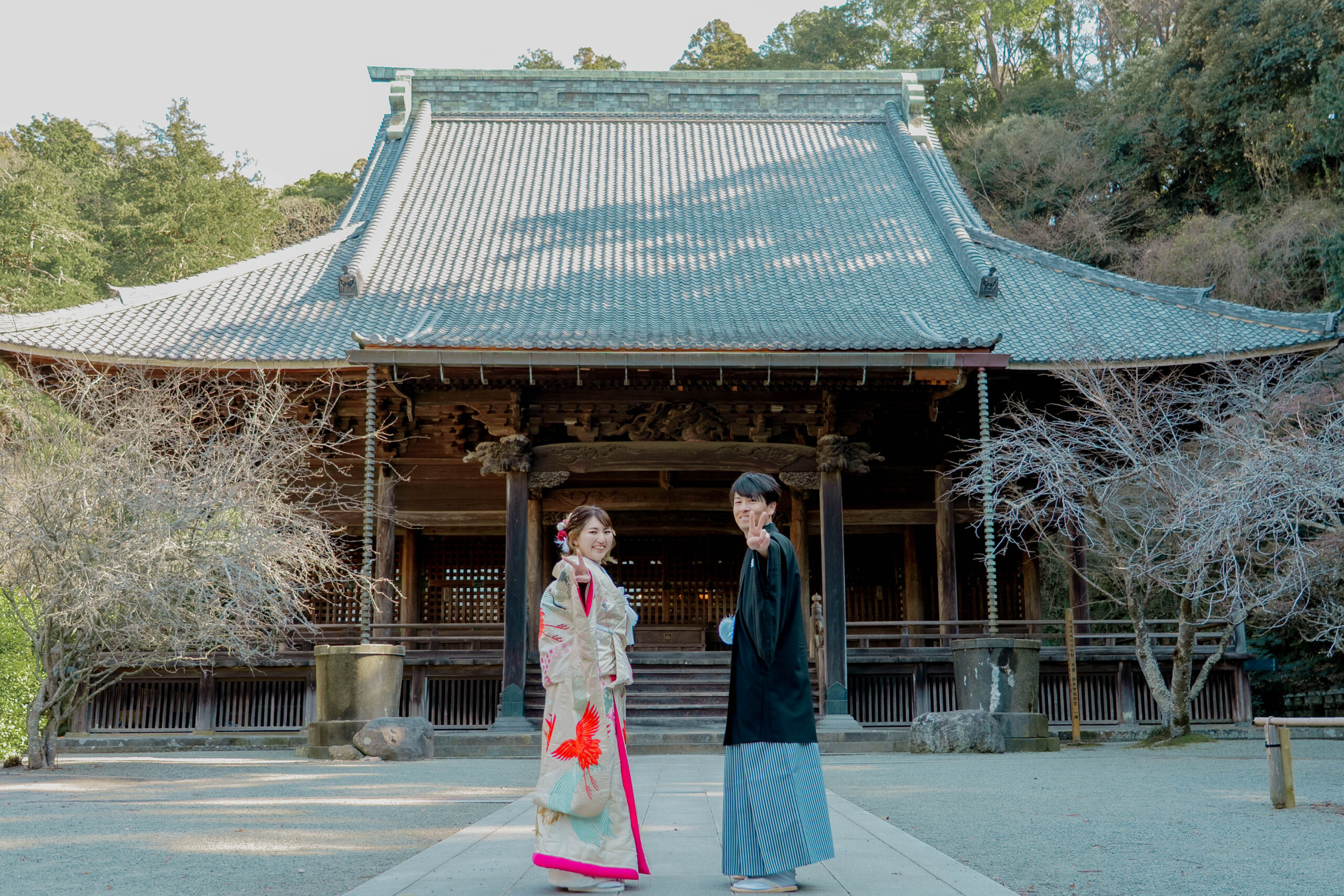 妙本寺 境内 前撮り
