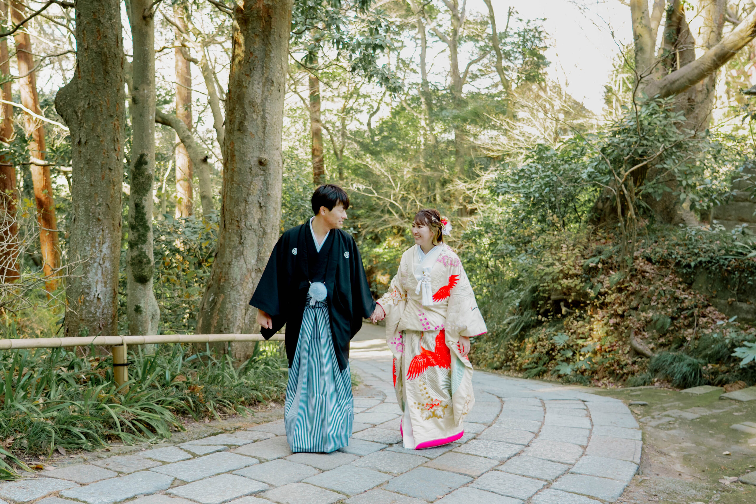 妙本寺 参道 前撮り 和装フォト
