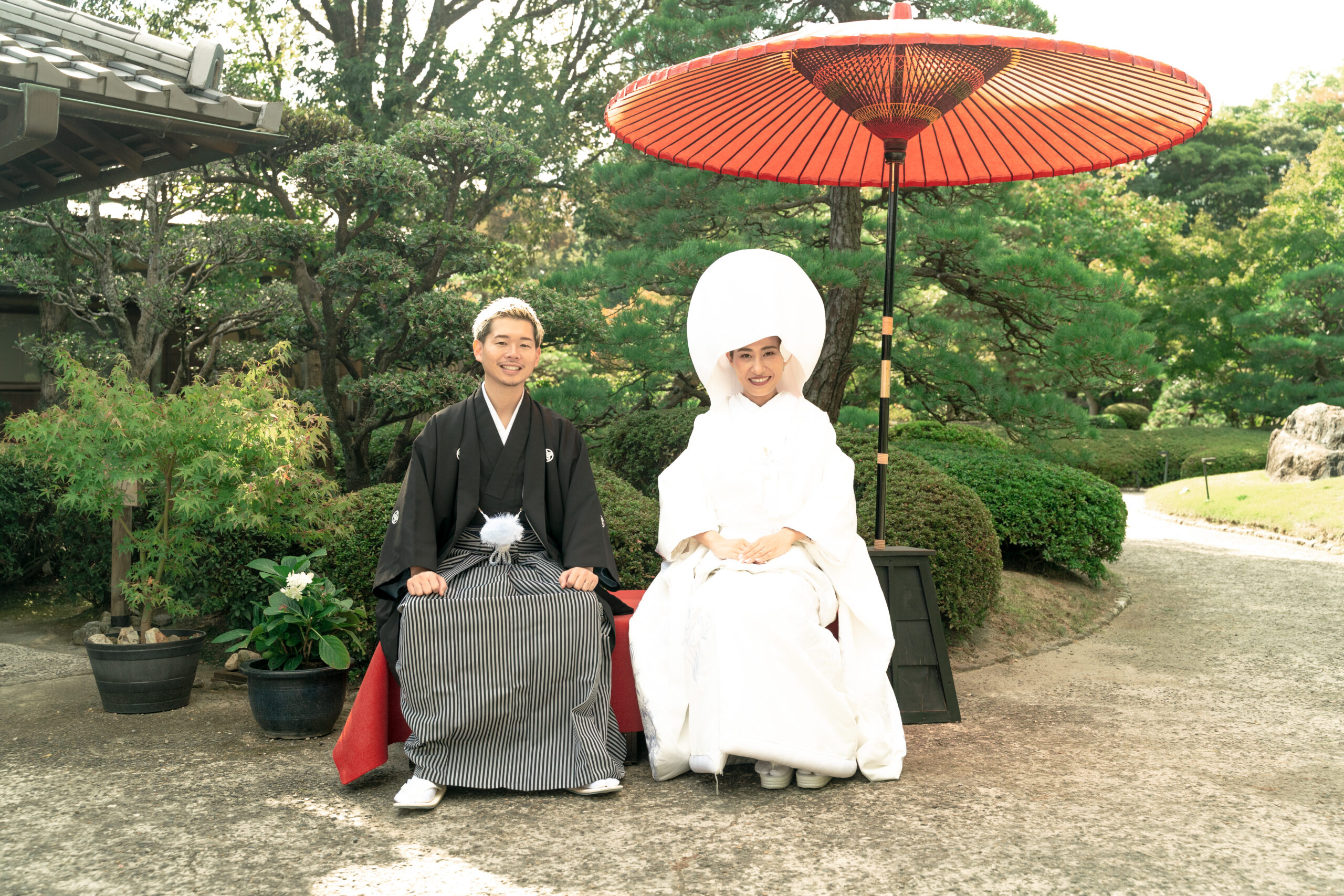 大濠公園 日本庭園 前撮り 和装
